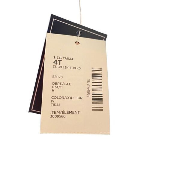 Gymboree NWT girls navy blue embroidered floral top size 4T￼ - Picture 4 of 4